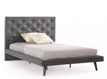 Complete youth bed bedroom furniture wooden bed bed gray set 4-piece